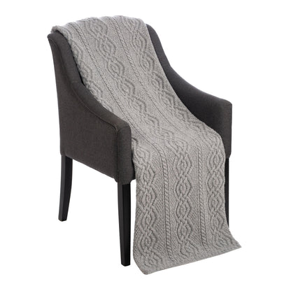 Dara Merino Wool Aran Throw