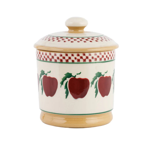 Lidded Apple Sugar Bowl