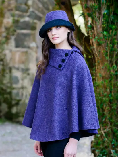 Ladies 100% Wool Poncho 213