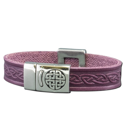 Lee River Eternal Knot Magnetic Cuff Purple