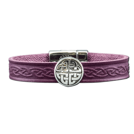 Lee River Eternal Knot Magnetic Cuff Purple
