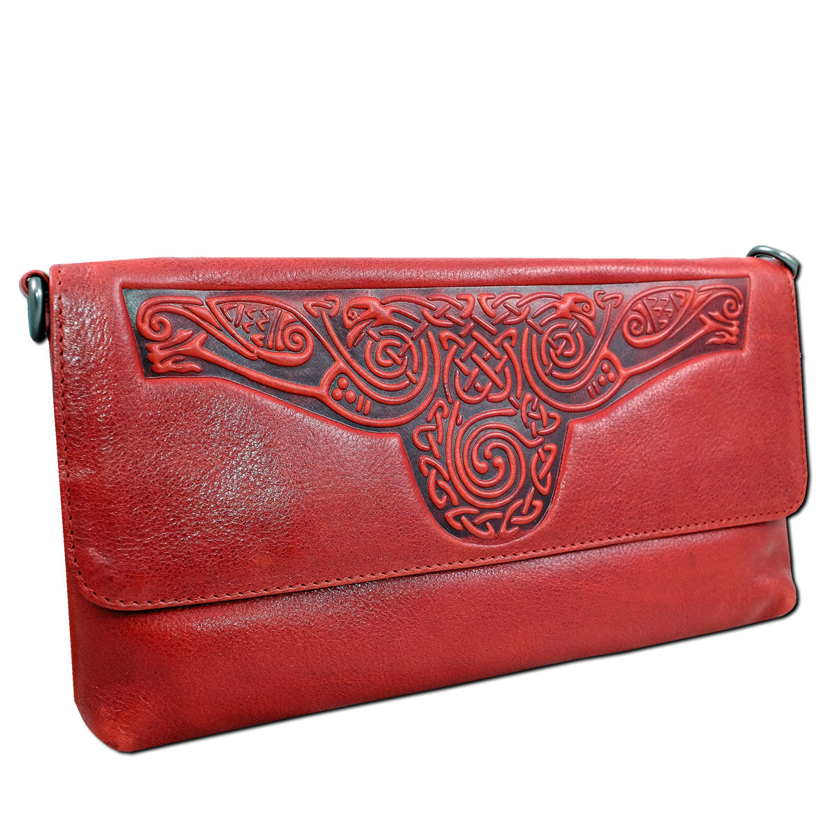 Ciara Celtic Leather Clutch Purse