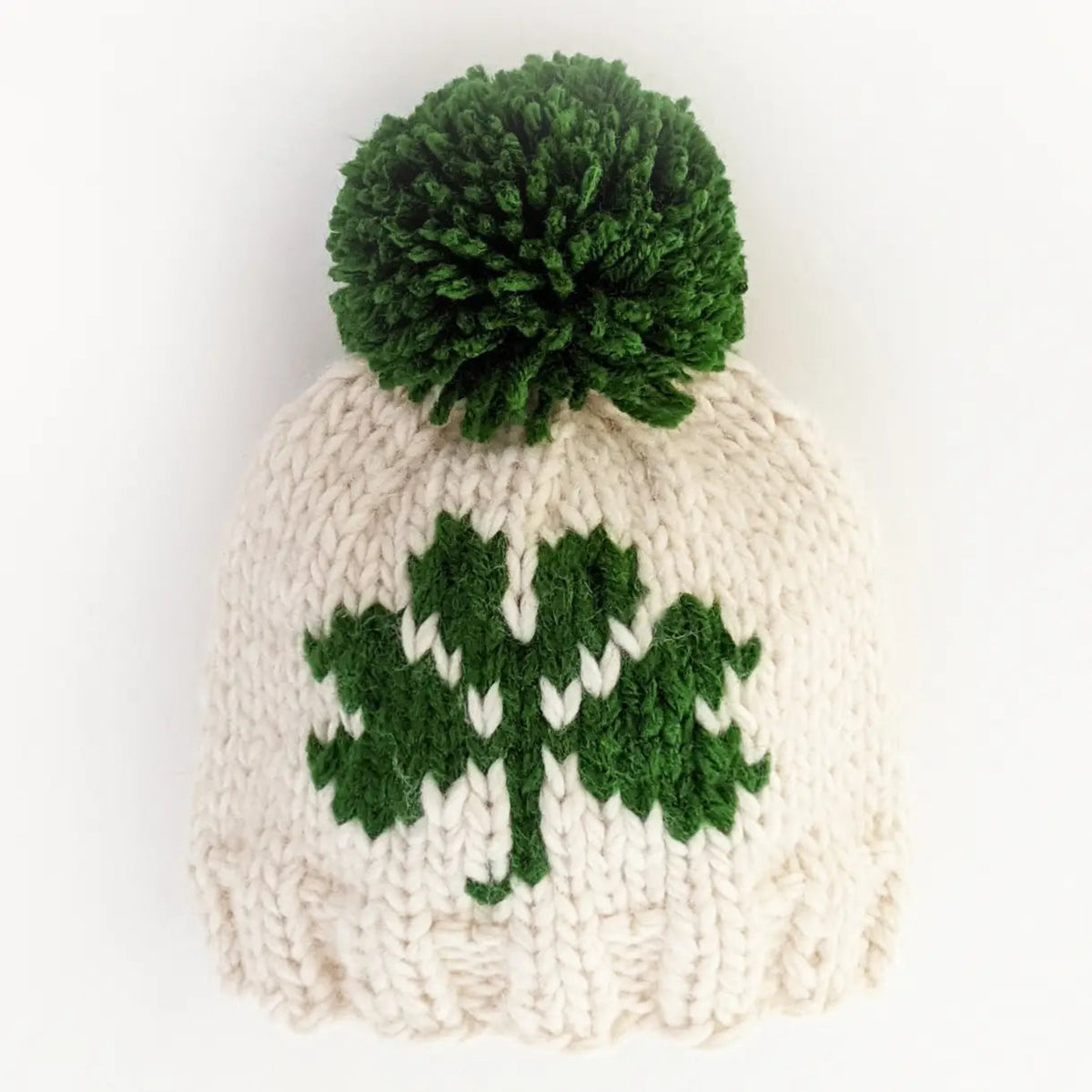 shamrock hat with pom pom