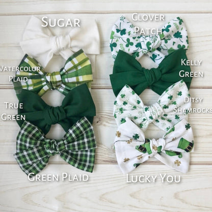 Irish Themed Hair Bows