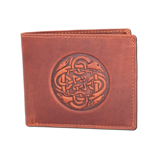 Cúchulainn Celtic Leather Wallet